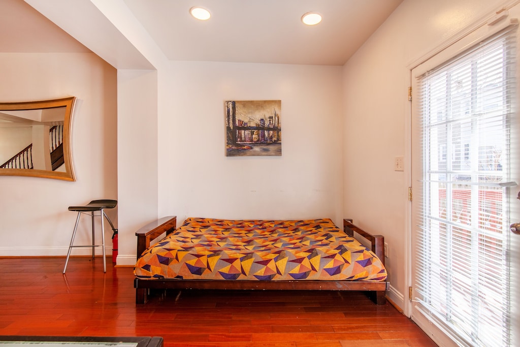 Main Level Back Of Living Room with Queen Futon
