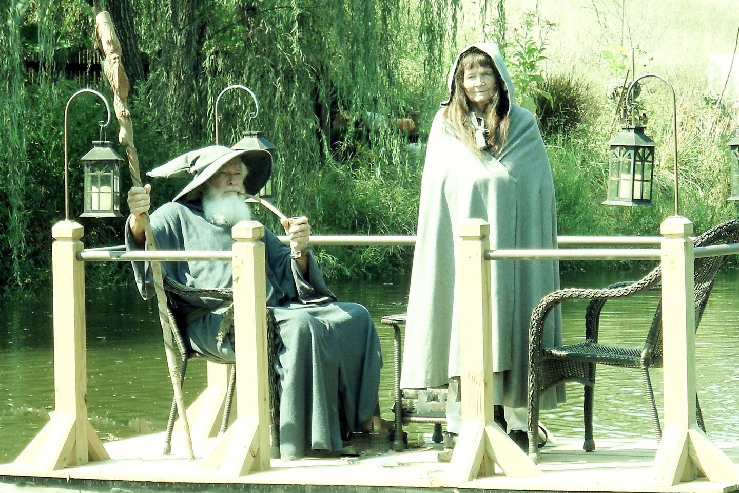 The Buckleberry Ferry awaits your "Journey" to  the Tranquility of the "Weeping Willows" to enjoy the Comfort of a Loved One, an evening drink, meal, Book or a pipe of Old Toby Tobacco. **Board At Your Own Risk** Thanks Flo and Jack!