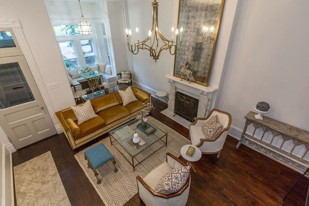 Home built in 1900, renovated in 2018 with designer furnishings throughout.