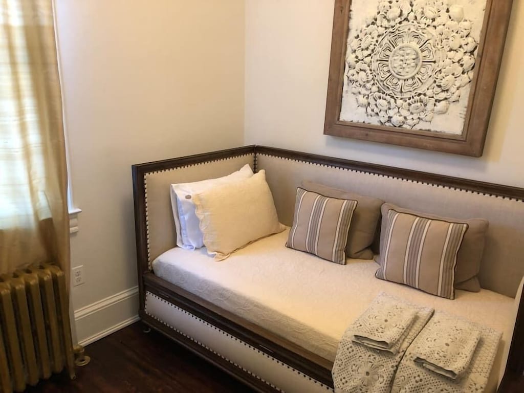 Bedroom with twin trundle pullout bed, sleeps two