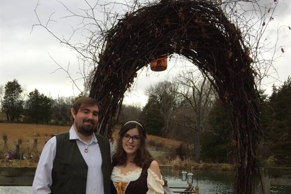 Well dressed and poising for a picture prior to boarding the Buckleberry Ferry and heading down the Brandywine to Bree! Let your Imagination run WILD! Thank you Dylan and Rosa!!!